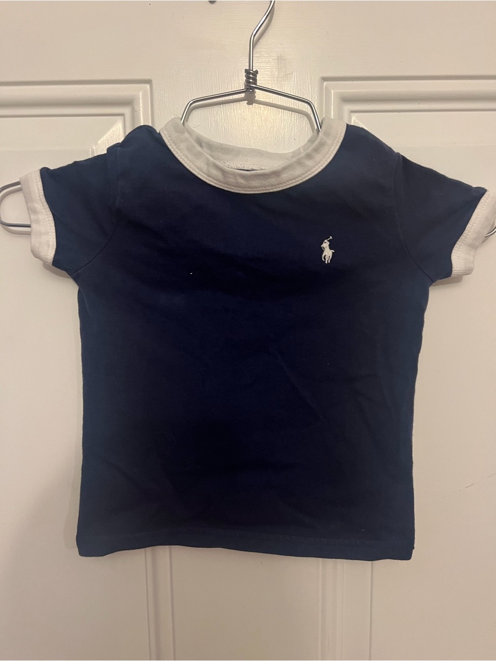 Polo by Ralph Lauren Navy & White Ringer Short Sleeve Tee